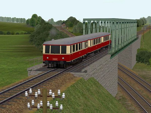 Nebenbahntriebwagen VT135.1/VB140 DR Epoche IIIa (SK2550 )