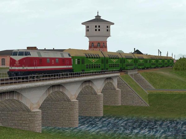 Doppelstockgliederz&uuml;ge der DR zwei- und vierteilig (SK2561 )