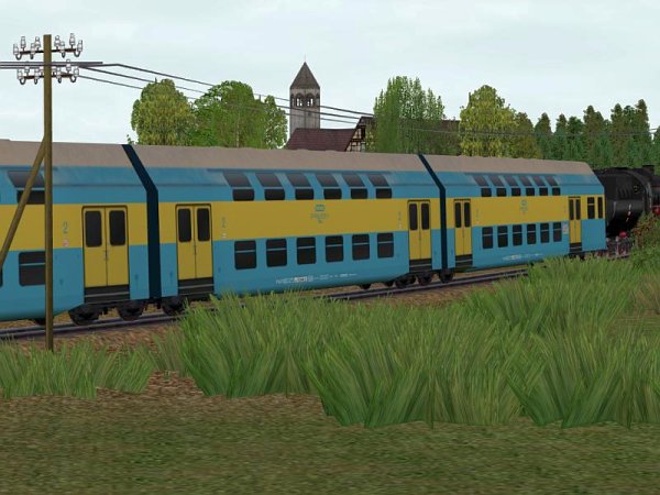 Doppelstockgliederz&uuml;ge Bhp der PKP Epoche V und VI (SK2565 )