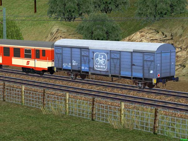 2-achs. gedeckte G&uuml;terwagen der &Ouml;BB Epoche IV (SK2569 )