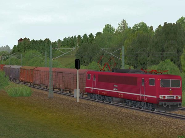 2-achs. Gedeckte G&uuml;terwagen der DR Typ Gbs (SK2573 )