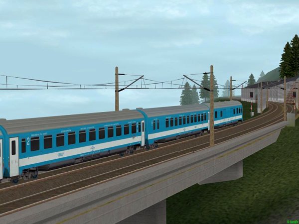 EC-Wagen Set 2 Ungarische Staatsbahn (SK2576 )