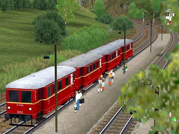 VT70-0 und VT70-9 der DB Epoche IIIa (SK2582 )