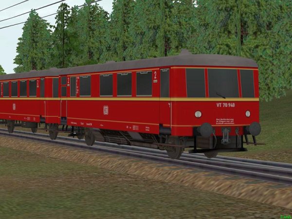 VT70-9 der DB Epoche IIIa und IIIb (SK2583 )