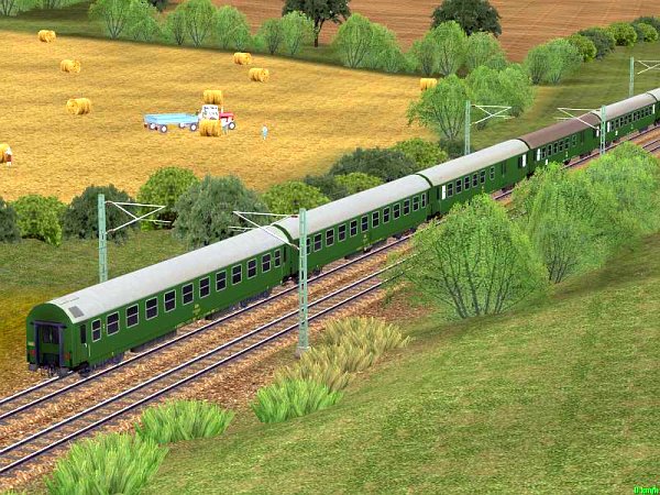 Reisezugwagen Set 1 der Tschechischen Staatsbahn (SK2592 )
