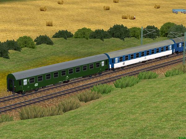 Liegewagen der Tschechischen Staatsbahn (SK2595 )