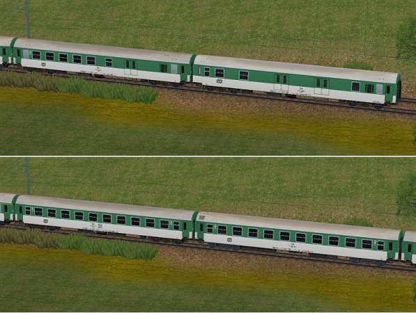Reisezugwagen der Tschechischen Staatsbahn (SK2597 )