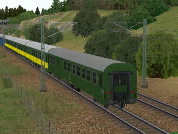 Expre&szlig;zugwagen der Tschechischen Staatsbahn Epoche IV (SK2600 )
