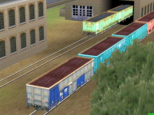4-achsige offene G&uuml;terwagen Sonderbauart europ&auml;ischer Bahnen (SK2629 )