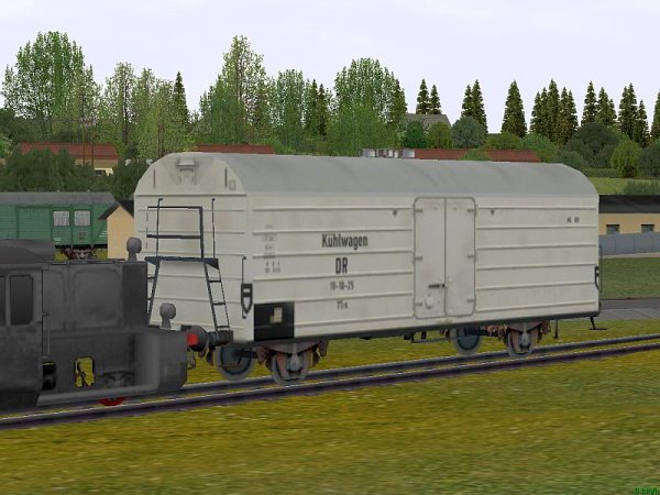 2-achsige Eisk&uuml;hlwagen der DR (SK2632 )