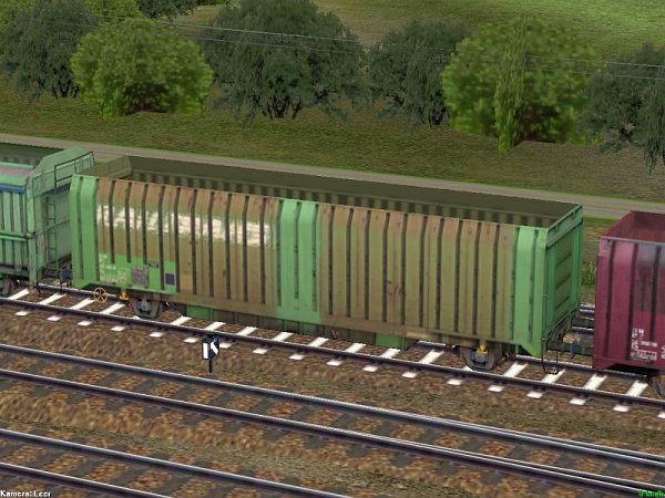 Offene Spezialwagen f&uuml;r Holzhackschnitzel Epoche IV Set3 (SK2638 )