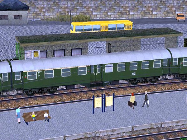 4 achsige Umbauwagen der DB Epoche III (SK2657 )