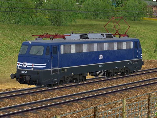 Schnellzuglokomotiven BR 110 der DB mit Warnanstrich Epoche III / IV (SK2659 )