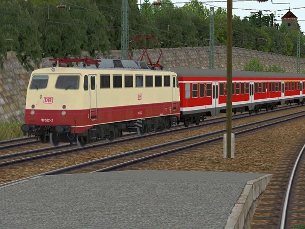 Elektrolokomotive DBAG BR 110 in TEE-Lackierung 2 Epoche V (SK2672 )