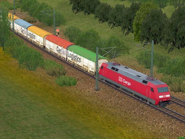 Zweiteiliger gedeckter Doppelstockautotransportwagen der GySEV Epoche V (SK2674 )