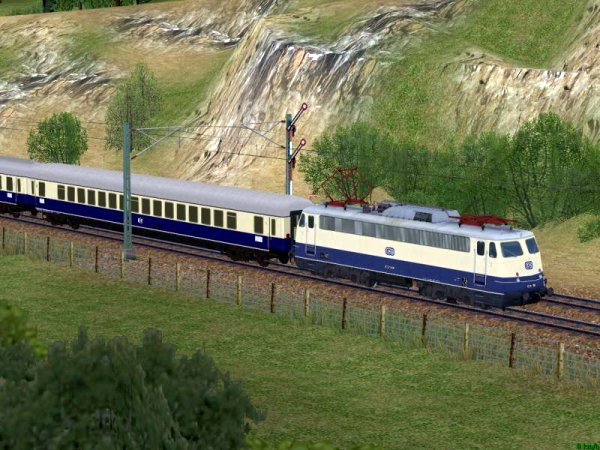 Elektrolokomotive DB E10 1309 TEE-Lackierung Epoche III bis 1966 (SK2677 )