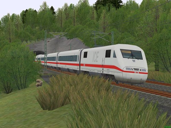 BR 401 ICE1 Triebzug 177 der DBAG in Epoche VI f&uuml;r den SBB-Verkehr (SK2694 )