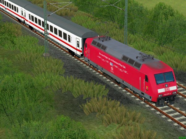 Elektrolokomotiven BR 145 mit Nahverkehrsausr&uuml;stung - Rheinland-Pfalz-Takt (SK2704 )