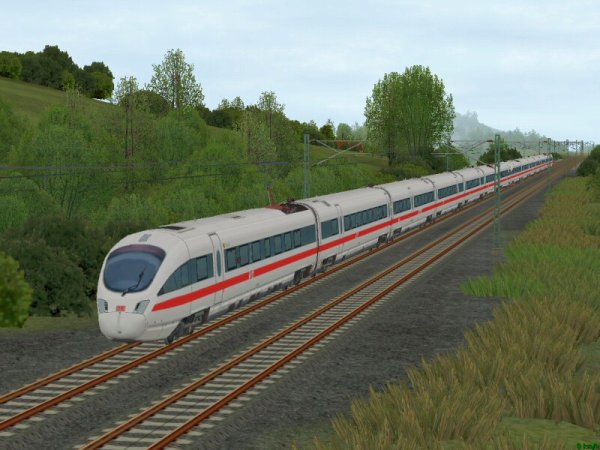 BR 411.0 ICE-T (1.Bauserie) Triebzug 1105 und 1112 der DBAG, Epoche Vb (SK2711 )