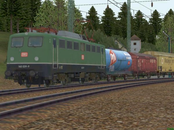 Elektrische Universallokomotive der BR 140 der DB in Epoche IV (SK2721 )