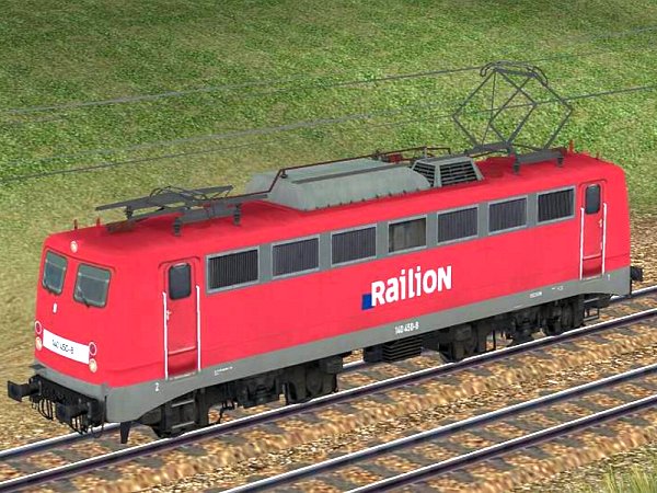 Elektrische G&uuml;terzuglokomotive BR 140 der Railion in Epoche V (SK2741 )