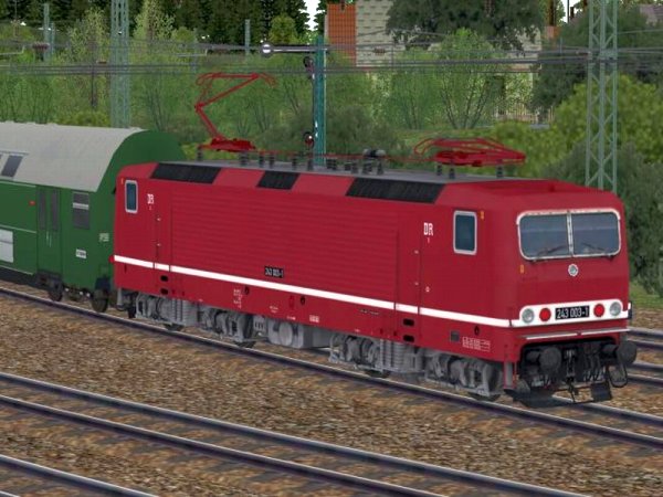 Elektrische Universallokomotive BR 243 der DR Epoche IV Sonderausf&uuml;hrungen (SK2744 )