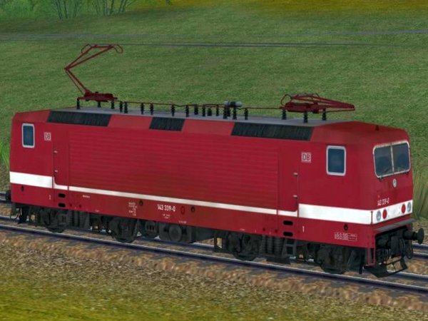 Elektrische Universallokomotive BR 143 der DBAG bordeauxrot Epoche V (SK2746 )