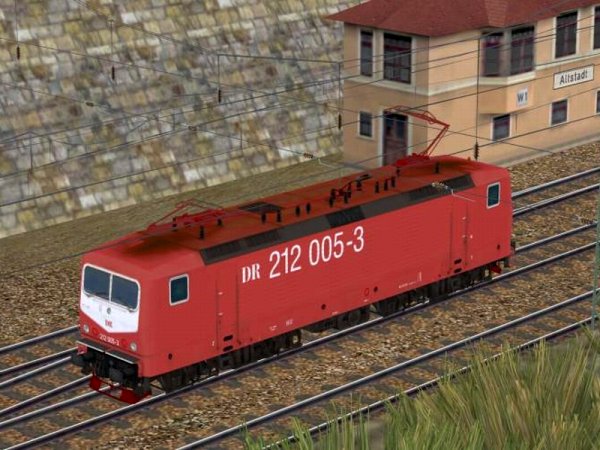 BR 212 005 der DR in Epoche IVb (SK2758 )