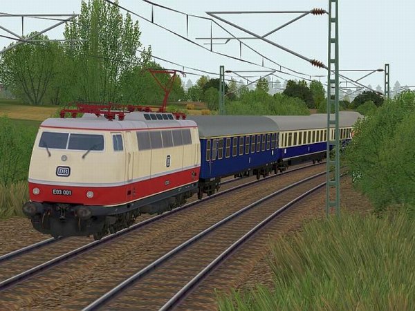 E03 Vorserienlokomotiven der DB in Epoche III (SK2763 )