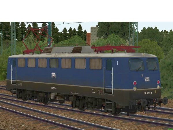 BR 110 blau der DB Epoche IV (SK2765 )
