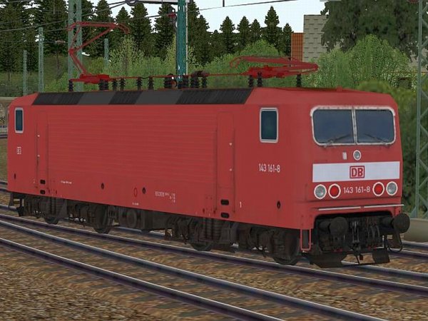 BR 143 161 der DR (EpIVb) und DBAG (EpV) (SK2766 )