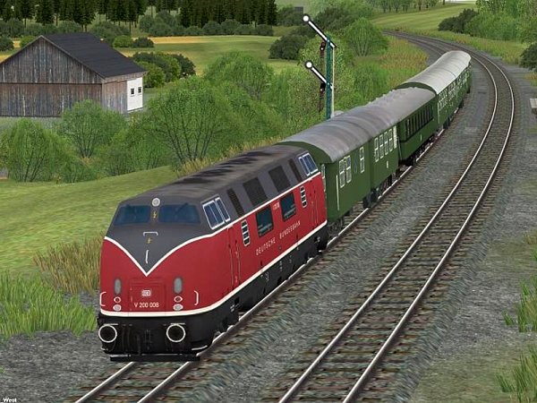 V 200 008 der DB in Epoche III   (SK2770 )