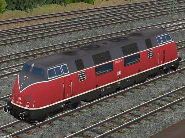 Streckendiesellokomotive 220 019 der DB in Epoche IV (SK2771_TREND)   (SK2771 )
