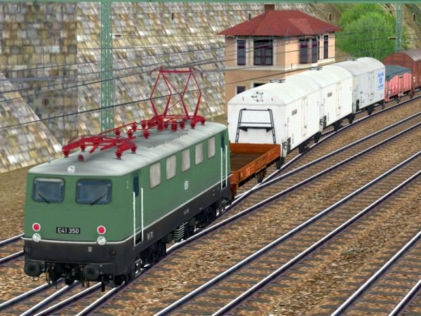 E41 mit gr&uuml;ner Lackierung in Epoche III der DB (SK2774 )