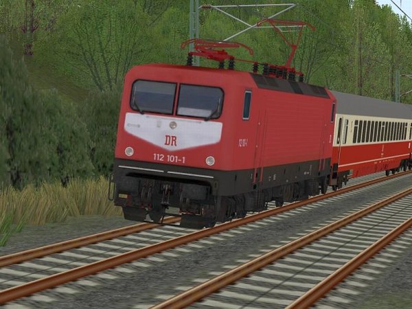 BR 112.1 der DR in Epoche IVb (SK2790 )