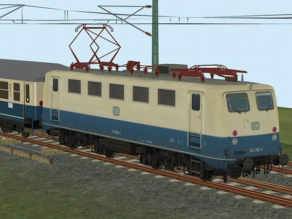 BR 141 362 der DB mit ozeanblau-beiger Lackierung in Epoche IV (SK2799 )