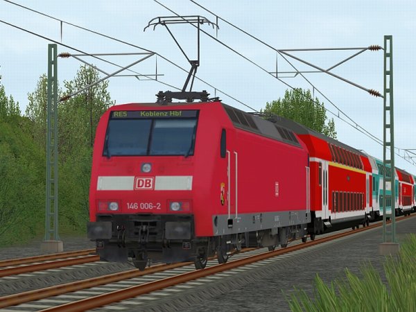 E-Lok BR 146.0 der DBAG Rheinland-Pfalz in Epoche V (SK2809 )