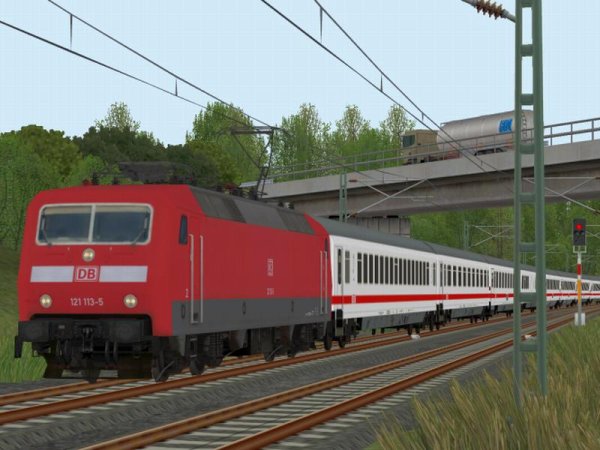 BR 121 113 der DB Autozug Epoche V (SK2815 )