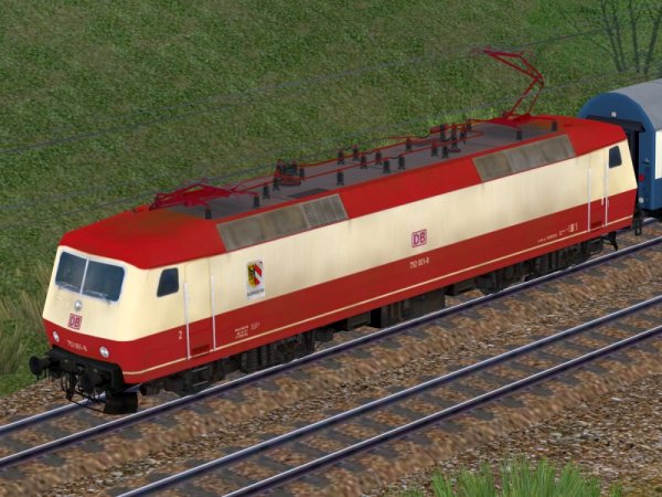 E-Lok 752 001 Bahndienstlok der DBAG in Epoche V (SK2817 )