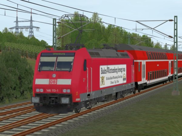 BR 146.1 Baden W&uuml;rttemberg der DBAG in Epoche V (SK2818 )