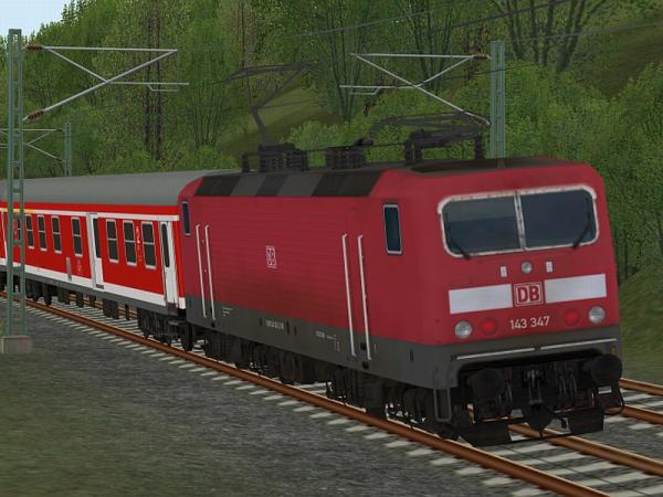 E-Lok BR 143 DBAG verkehrsrot Epoche VI - Set 2 (SK2845 )