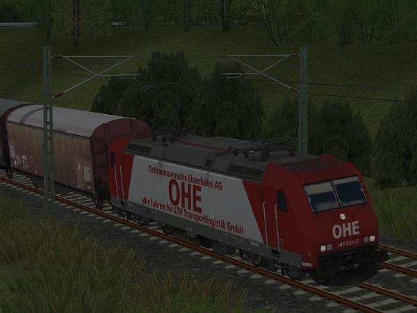 E-Lok 185 534 der OHE Epoche V (SK2847 )