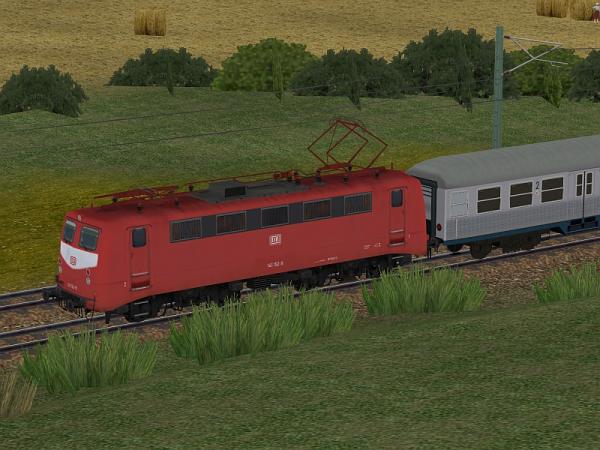 E-Loks BR 141 der DB orientrote Lackierung in Epoche IV (SK2858 )