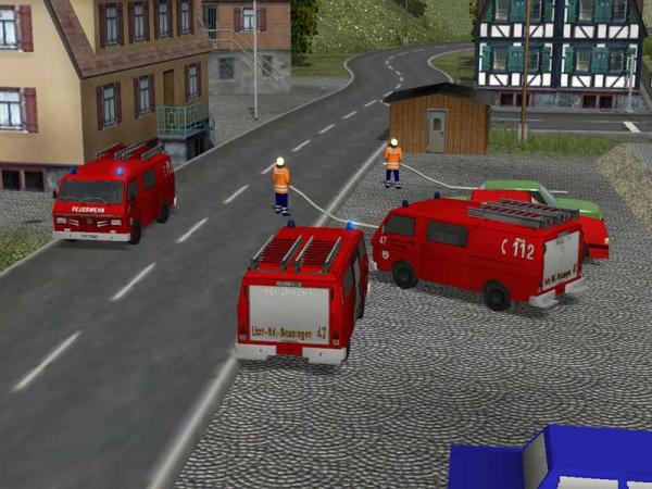 Tragkraftspritzenfahrzeug mit Fahrspurwechsel (V70XKW1401 )