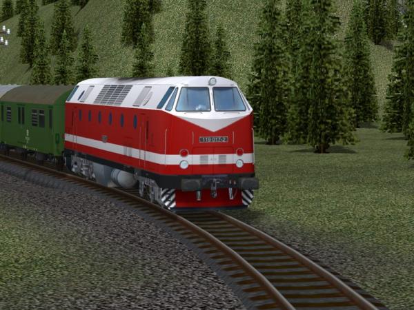 Diesellokomotiven BR 119 der DR (V70XRS2402 )