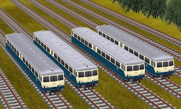 DB 515 DB 815 Akku Triebwagen Set 3 (VR1406 )