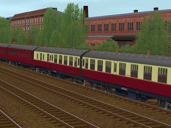 Schnellzugwagen Bulleid Serie BR du-rot (VR1409 )