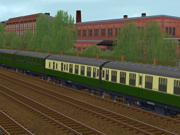 Schnellzugwagen Bulleid Serie BR gruen (VR1410 )