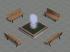 Parkb�nke- und Brunnen-Set im EEP-Shop kaufen