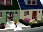Reihenhaus 1 Bausatz mit Zubeh�r